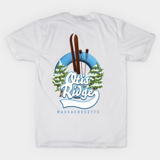 Otis Ridge Massachusetts ski logo T-Shirt